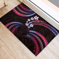 Hawaii Map Kanaka Maoli Rubber Doormat Fantastic Frangipani Sweet Dream