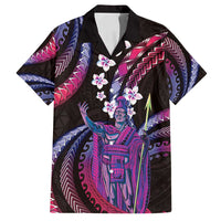 Hawaii King Kamehameha Family Matching Puletasi and Hawaiian Shirt Fantastic Plumeria Sweet Vibes