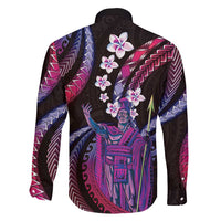 Hawaii King Kamehameha Family Matching Short Sleeve Bodycon Dress and Hawaiian Shirt Fantastic Plumeria Sweet Vibes