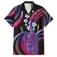 Hawaii King Kamehameha Family Matching Summer Maxi Dress and Hawaiian Shirt Fantastic Plumeria Sweet Vibes