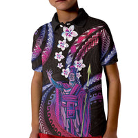Hawaii King Kamehameha Kid Polo Shirt Fantastic Plumeria Sweet Vibes