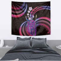 Hawaii King Kamehameha Tapestry Fantastic Plumeria Sweet Vibes