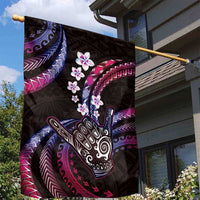 Hawaii Shaka Sign Garden Flag Fantastic Frangipani Sweet Vibes