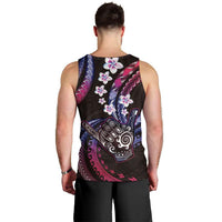 Hawaii Shaka Sign Men Tank Top Fantastic Frangipani Sweet Vibes