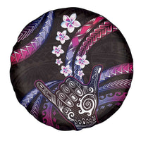 Hawaii Shaka Sign Spare Tire Cover Fantastic Frangipani Sweet Vibes