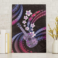 Hawaiian Ukulele Canvas Wall Art Sweet Dream Fantastic Plumeria LT01 Without Frame Pink - Polynesian Pride