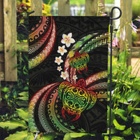 Hawaii Turtles Plumeria Garden Flag Reggae Polynesian Pattern