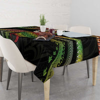 Hawaii Turtles Plumeria Tablecloth Reggae Polynesian Pattern