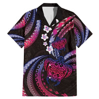 Hawaii Turtles Plumeria Family Matching Mermaid Dress and Hawaiian Shirt Sweet Gradient Polynesian Pattern