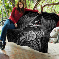 New Zealand 2024 Rugby Quilt Silver Fern Aotearoa Kiwi LT01 - Polynesian Pride