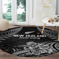 New Zealand 2024 Rugby Round Carpet Silver Fern Aotearoa Kiwi LT01 - Polynesian Pride