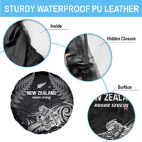 New Zealand 2024 Rugby Spare Tire Cover Silver Fern Aotearoa Kiwi LT01 - Polynesian Pride