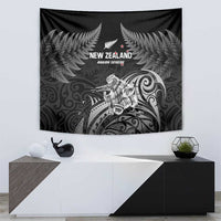 New Zealand 2024 Rugby Tapestry Silver Fern Aotearoa Kiwi LT01 - Polynesian Pride