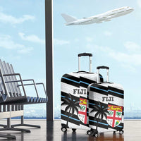 Fiji 2024 Rugby Luggage Cover Fijian Tapa Pattern LT01 - Polynesian Pride