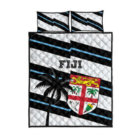 Fiji 2024 Rugby Quilt Bed Set Fijian Tapa Pattern