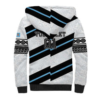 Custom Fiji 2024 Rugby Sherpa Hoodie Fijian Tapa Pattern LT01 - Polynesian Pride