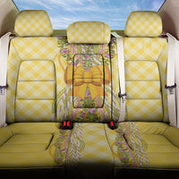 Hawaii Palaka Pikake Lokelani Plumeria Back Car Seat Cover Melemele Coquette Bow