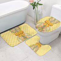 Hawaii Palaka Pikake Lokelani Plumeria Bathroom Set Melemele Coquette Bow