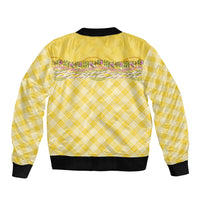Hawaii Palaka Pikake Lokelani Plumeria Bomber Jacket Melemele Coquette Bow