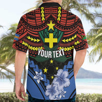 Personalised Vanuatu Tafea Province Hawaiian Shirt Unique Tropical Tribal Pattern