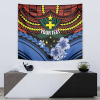 Personalised Vanuatu Tafea Province Tapestry Unique Tropical Tribal Pattern LT01 - Polynesian Pride