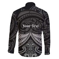 Personalised Toitu Te Tiriti Aotearoa Silver Fern Family Matching Short Sleeve Bodycon Dress and Hawaiian Shirt New Zealand Maori Pattern