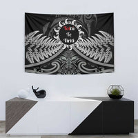 Toitu Te Tiriti Aotearoa Silver Fern Tapestry New Zealand Maori Pattern LT01 - Polynesian Pride