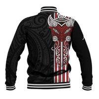 Toitu Te Reo Maori Toitu Te Whenua Toitu Te Tiriti Baseball Jacket Maori Warrior New Zealand LT01 - Polynesian Pride