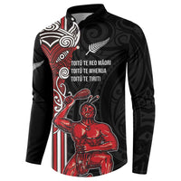 Toitu Te Reo Maori Toitu Te Whenua Toitu Te Tiriti Button Sweatshirt Maori Warrior New Zealand