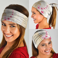 Beige Frangipani Sea Shell Neck Gaiter Starfish Polynesian Pattern - Polynesian Pride