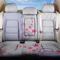 Purple Plumeria Sea Shell Back Car Seat Cover Starfish Polynesian Pattern - Polynesian Pride