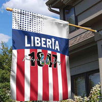 Liberia 1847 Garden Flag Happy Independence Day