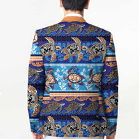 Hawaii Turtles Pattern Special Blue Blazer - Polynesian Pride