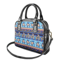 Hawaii Turtles Pattern Special Blue Shoulder Handbag - Polynesian Pride