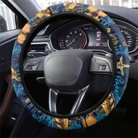 Hawaii Turtles Starfish Unique Pattern Steering Wheel Cover - Polynesian Pride