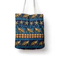 Hawaii Turtles Starfish Unique Pattern Tote Bag - Polynesian Pride