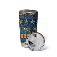 Hawaii Turtles Starfish Unique Pattern Tumbler Cup - Polynesian Pride