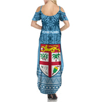 Fiji Rugby Summer Maxi Dress Fijian Go 2023 World Cup LT01 - Polynesian Pride