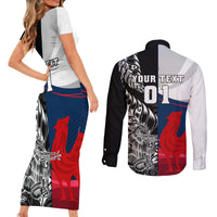 custom-new-zealand-and-france-rugby-couples-matching-short-sleeve-bodycon-dress-and-long-sleeve-button-shirts-xv-de-france-kiwi-silver-fern-2023-world-cup