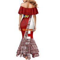 Tonga Rugby Mermaid Dress Tongan Go 2023 World Cup LT01 - Polynesian Pride