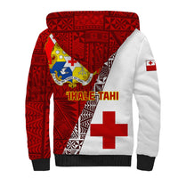 Tonga Rugby Sherpa Hoodie Tongan Go 2023 World Cup LT01 - Polynesian Pride