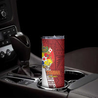 Tonga Rugby Skinny Tumbler Go Tongan