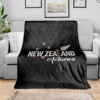 Football New Zealand Blanket Aotearoa United Black Version LT01 - Polynesian Pride