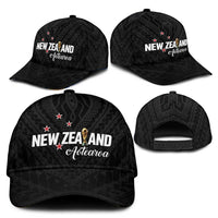 Football New Zealand Classic Cap Aotearoa United Black Version LT01 - Polynesian Pride