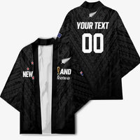 Custom Football New Zealand Kimono Aotearoa United Black Version - Polynesian Pride