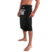 Custom Football New Zealand Lavalava Aotearoa United Black Version LT01 - Polynesian Pride