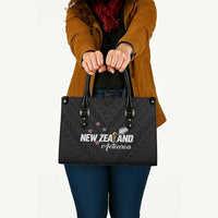 Football New Zealand Leather Bag Aotearoa United Black Version LT01 - Polynesian Pride