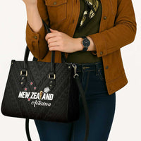 Football New Zealand Leather Bag Aotearoa United Black Version LT01 - Polynesian Pride