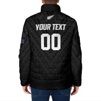 Custom Football New Zealand Padded Jacket Aotearoa United Black Version LT01 - Polynesian Pride