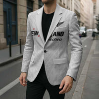 Custom Football New Zealand Blazer Aotearoa United White Version LT01 - Polynesian Pride